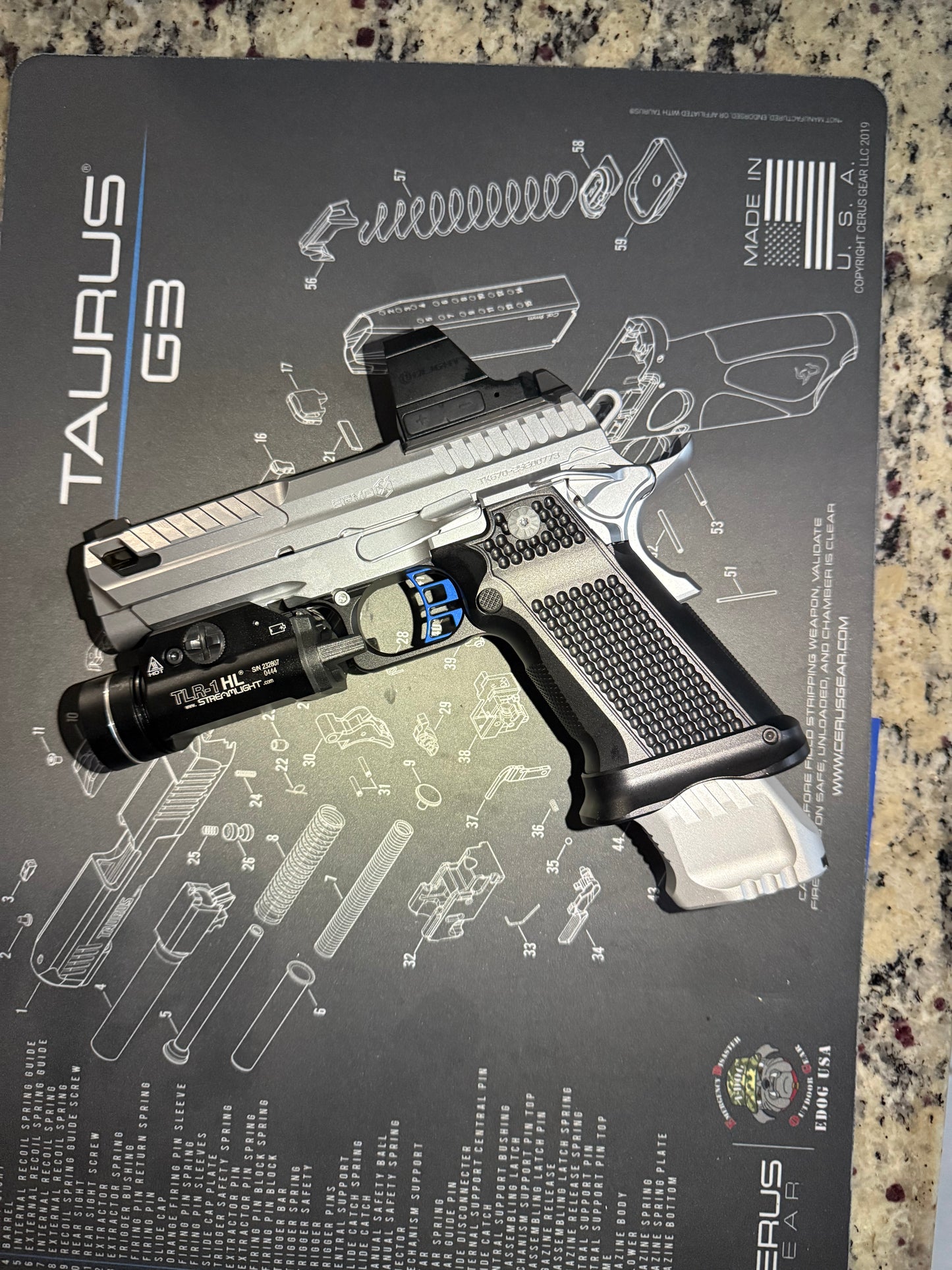 Custom Fitted Red Dirt Trigger kit for Fusion Firearms XP Pro