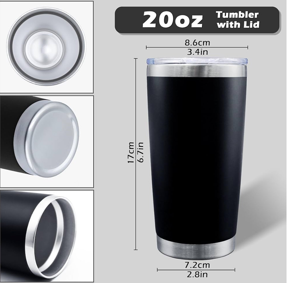 Custom 20oz Stainless Steel Tumbler