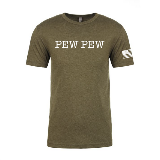 PEW PEW T-Shirt Army Green