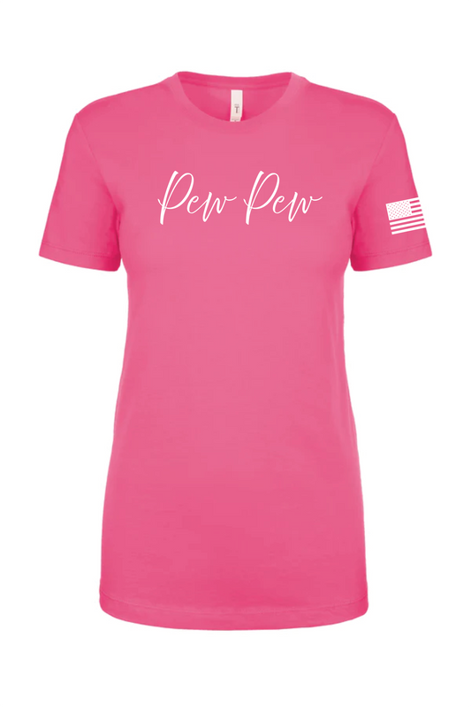 Ladies Pew Pew T-Shirt